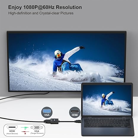Benfei VGA to HDMI adapter