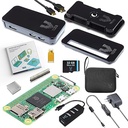 Vilros Raspberry Pi Zero 2 W Complete Starter Kit - Includes Incudes SD Card, Case, Power Supply, HDMI Cable, 4 Port USB HUB (Multi-Use ABS Case, Black)